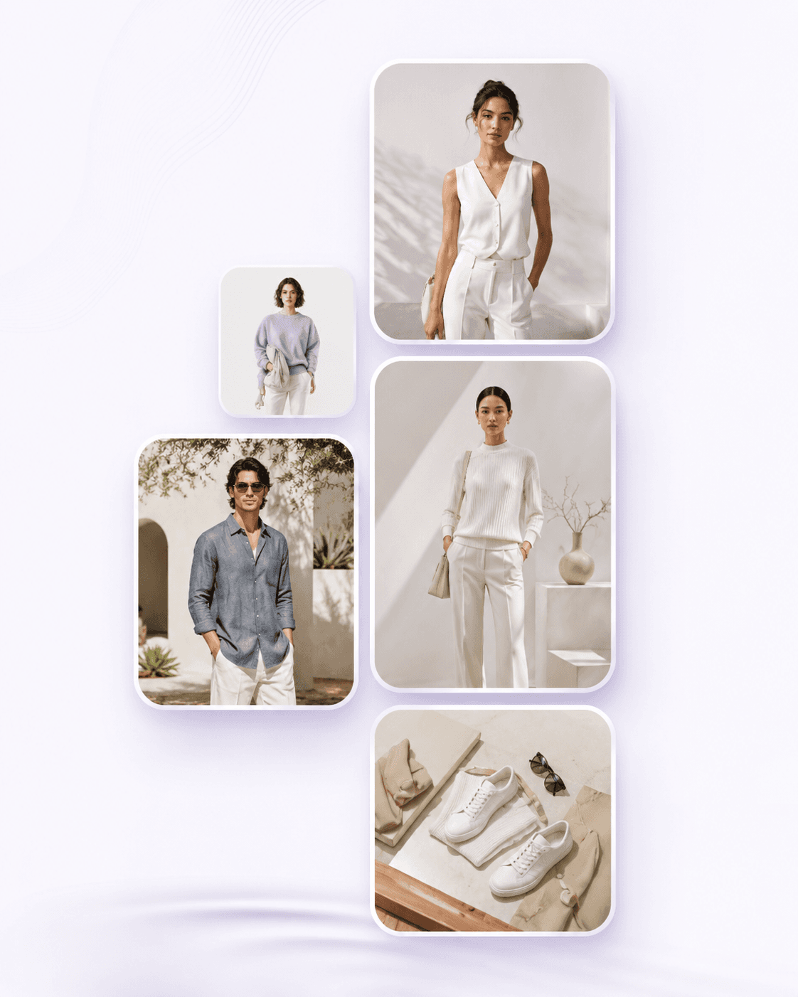 Top Drawer Stylist shared outfit inspiration tiles